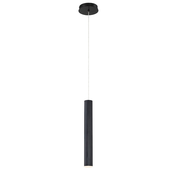 Eurofase Davenport Contemporary LED Pendant, 1-Light, 255 Lumens, Black/Black 35704-027 - main